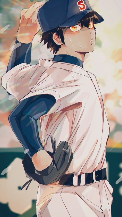 Sawamura Eijun, Miyuki Kazuya, Ace Of Base, Diamond Wallpaper, Ace Of Diamonds, Romantic Manga, Art Reference Poses, Art Reference, Fan Art