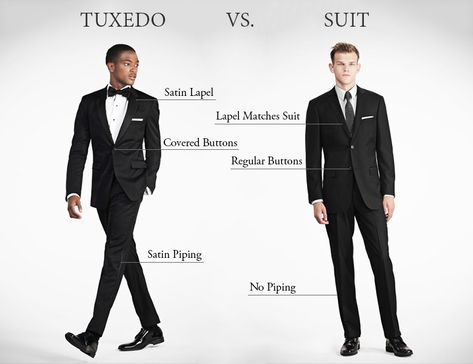 Tux Vs Suit, Pose Pengantin, Grooms Attire, Black Tie Dress Code, Gentle Man, Wedding Tux, Formal Dress Code, Dinner Suit, Mode Costume