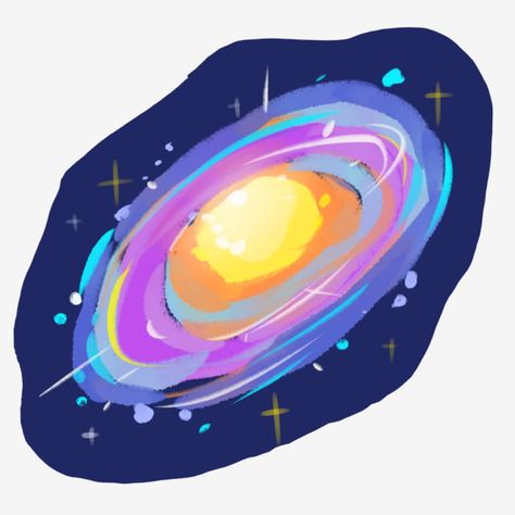 Planets Art Aesthetic, Cute Galaxy Drawings, Planet Drawing Aesthetic, Planet Illustration Design, Universe Drawing Galaxies, Cute Planet Drawings, Cute Space Doodles, Galaxy Illustration Art, Space Illustration Art