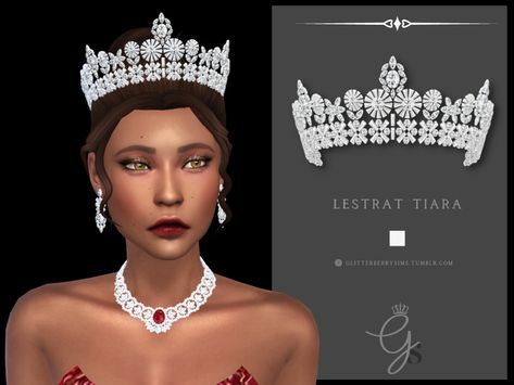 Lestrat Tiara | Glitterberry Sims on Patreon Sims 4 Pc, Sims Royal, Rose Hand Tattoo, Clothes Cc, The Sims 4 Pc, Sims 4 Anime, Sims 4 Download, Sims 4 Game Mods, Shoulder Tattoos