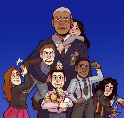 Brooklyn 99 Fanart, Brooklyn Nine Nine Jake, B99 Wallpaper, Marceline Adventure Time, Brooklyn Nine Nine Funny, Jake And Amy, Gina Linetti, Jake Peralta, Adventure Time Marceline