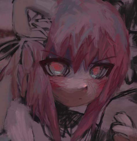 Yawnaru Art, Chicken Scratch Art, Messy Rendering Art Style, Rendering Art Style, Messy Rendering, Good Pfp, Girl Pfps, Scratch Art, Chicken Scratch