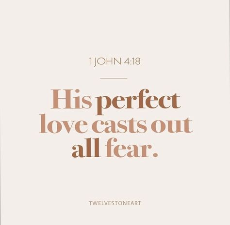 His perfect love casts out all fear."
1 John 4:18 Perfect Love Casts Out Fear, Love Casts Out Fear, Strength Bible Quotes, Strength Bible, Biblical Tattoos, Honest Quotes, Message Boards, Thank You God, Ink Ideas