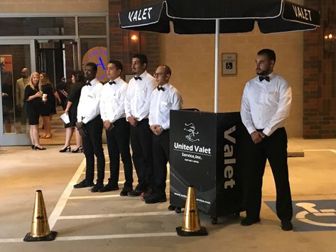 Valet Parking Design, Valet Parking Uniform, Valet Trash Service, Hotel Staff Uniform, Event Security Guard, Diplomatic Security Service, Valet Parking, Gatsby Event, Busy City