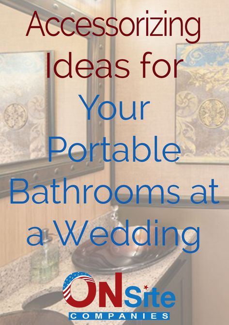 Accessorizing Ideas for Your Portable Bathrooms at a Wedding Porta Potty Wedding, Porta Potty Ideas, Porta Potty, Portable Potty, Portable Restrooms, Wedding Bathroom, Portable Bathroom, Portable Toilet, Promotional Item