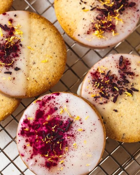 For a tropical, tangy sweet treat, these Hibiscus Lemon Cookies can't be beat.