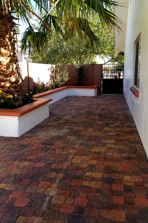 Back Patio Tile Ideas, Kitchen Cabinet Colours, Modular Kitchen Cabinet, Garden Hack, Cabinet Colours, Hacienda Style Homes, Landscaping Backyard, Modern Kitchen Design Ideas, Backyard Oasis Ideas