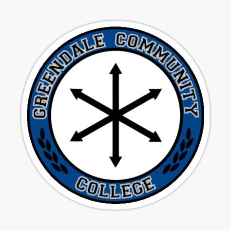 Community Tv Show Stickers | Redbubble Tv Show Stickers, Greendale Community College, Community Tv Series, New Girl Tv Show, Community Tv Show, Community Tv, College Stickers, Community Show, Childish Gambino