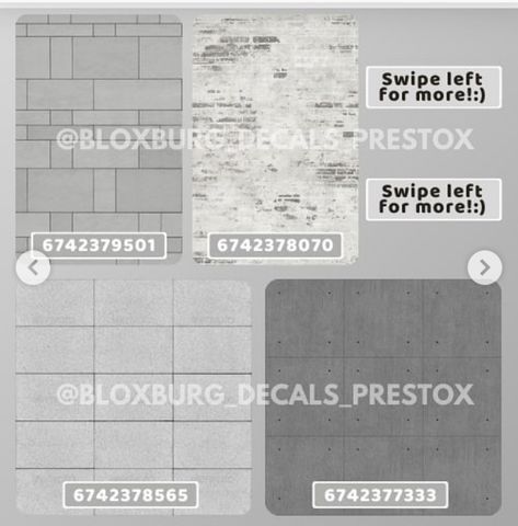 Bloxburg Checkered Codes, Wall Tiles Bloxburg, Bloxburg Living Room Wallpaper Codes, Roblox Decal Codes Bedroom, Decals For Walls Bloxburg, Bloxburg Fences Ideas, Bloxburg White Brick Decal Codes, Bloxburg Laundry Room Decal Codes, Bloxburg Wall Decals Modern