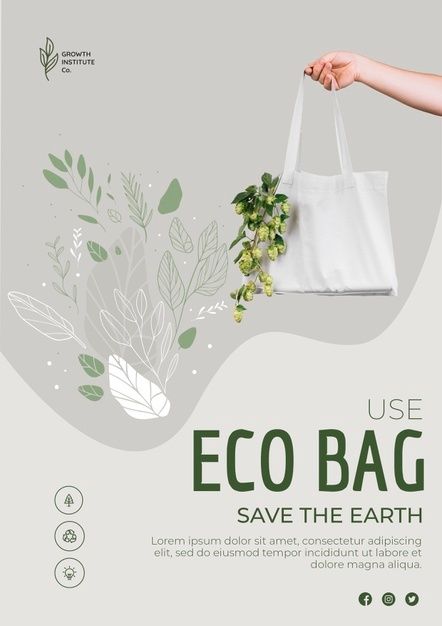 Eco bag for veggies and shopping poster Free Psd Spring Sale Poster, Shopping Poster, Bag Poster, Bag Recycle, Globe Earth, Earth Bag, Shop Poster, Eco Bags, Save The Earth