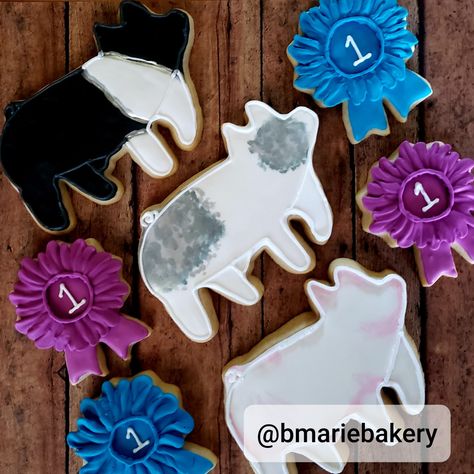 4h Baking Ideas, 4h Cookies, Ffa Cookies Decorated, Ffa Cookies, 4-h Cookies Decorated, 4h Buyers Gift Ideas Goats, 4h Beef Show Steers, Pig Cookies Decorated, Pig Sugar Cookies