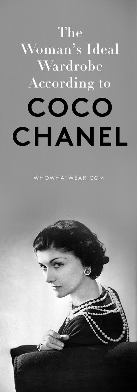 Coco Chanel Coco Chanel Outfit Ideas, Coco Chanel Clothes, Chanel Outfits Women, Chanel Quotes, Coco Chanel Quotes, Coco Chanel Fashion, Ideal Wardrobe, Coban, Wardrobe Tips