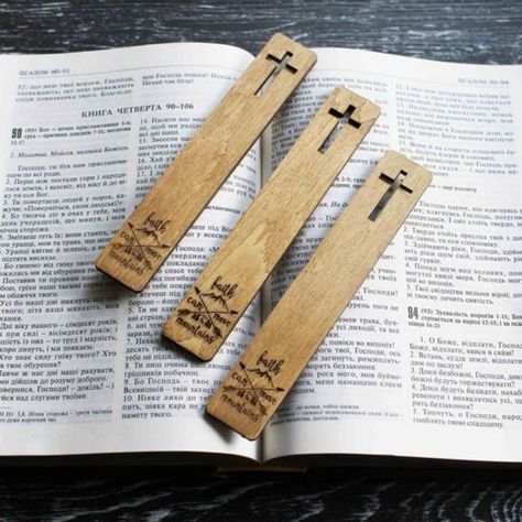 Faith can move mountains - Bible Bookmark made of wood, laser cut and laser engraved. The wood is covered with a stain, which expresses its structure, so the shade of each bookmark may slightly differ from the photo. Bookmark Bible Verse, Rosary Craft, Orthodox Jewelry, Verse Bookmark, Bible Study Gifts, Study Gift, Custom Rosary, Bible Bookmark, Faith Can Move Mountains