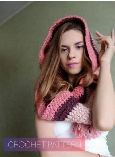 #Pink Crochet Snood Pattern, #Anids Scarf, Wednesday Addams Inspired, Gift for Crocheter Wednesday Scarf Crochet, Crochet Snood Pattern, Wednesday Addams Inspired, Black White Crochet, Snood Pattern, Crochet Snood, Kyiv City, Pink Crochet, Crochet Rose