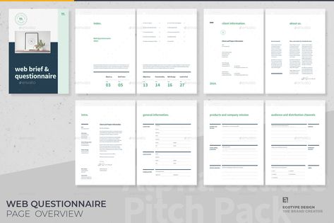 Web Questionnaire #AD #Web, #affiliate, #Questionnaire Corporate Fonts, Page Layout, Brand Colors, Brochure Template, Letter Size, Creative Business, Custom Color, Texts, Web Design