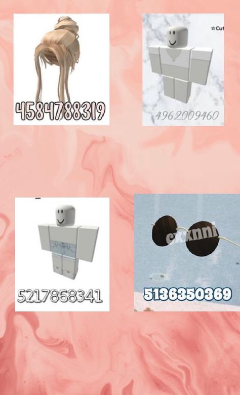 Bloxburg Outfit Codes Necklace, White Top Roblox Code, Cute Blonde Hair, Bloxburg Clothes, Bloxburg Outfits, Clothes Codes, Roblox Brookhaven, Basic Girl, Bloxburg Decals