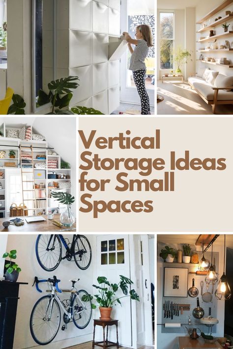 Maximize every inch of your small space with these 30 brilliant vertical storage solutions! From floating shelves and tall dressers to wall hooks and over-the-door organizers, these ideas will help you declutter and stay organized without sacrificing space. Perfect for tiny apartments or compact homes, these creative tips make the most of your walls and vertical space. Explore the full list and transform your small space into a tidy, functional haven! Creative Space Saving Ideas, Narrow Wall Storage Ideas, Hanging Wall Storage Ideas, Creating Storage In Small Spaces, Shallow Wall Storage, Storage Room Ideas For Small Spaces, Shallow Storage Ideas, Utilizing Small Spaces, Tiny House Storage Solutions