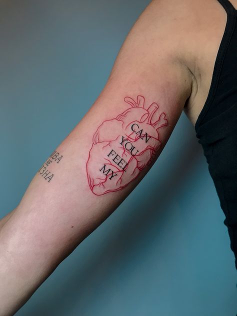 Tattoo Can You Feel My Heart Tattoo, You Are What You Love Tattoo, Oli Sykes Tattoos, Red Hot Chili Peppers Tattoo, Bmth Tattoo, My Heart Tattoo, Oli Sykes, Infinity Tattoos, Subtle Tattoos