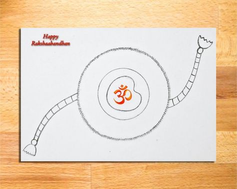 How to Draw Rakhi | Easy Drawing of Mor Pankh Rakhi for Rakshabandhan Easy Drawing, God Bless You, Lots Of Love, Love Drawings, God Bless, Thank You So Much, Pencil Drawings, Easy Drawings, I Hope You