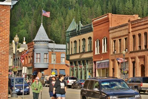 Wallace, Idaho | Visit North Idaho Wallace Idaho, Idaho Adventure, Idaho Travel, North Idaho, Live Theater, Travel Buddy, Road Adventure, Train Stations, Us Road Trip