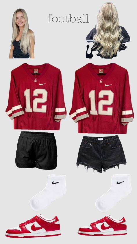 football halloween outfits!!❤️ Costume Theme Football Game, Football Halloween, Halloween Costume Bodysuit, Costume Bodysuit, Halloween Fits, Trio Halloween Costumes, Football Game Outfit, Flag Football, Costume Themes