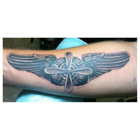 Pilot Wings Tattoo, Airforce Tattoos, Air Tattoos, Air Force Tattoos For Men, Air Force Tattoos, Air Force Tattoo, Air Force Symbol, Air Force Badge, Wing Tattoo Men