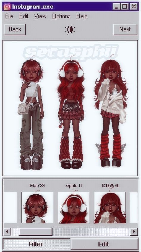 Everskies, Everskies outfits, red Everskies Hair Name, Everskies Red Outfit, Red Everskies, Everskies Hair, Everskies Characters, Red Hair Outfits, Dti Codes, Everskies Fits, Pisces Girl