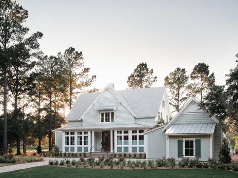 Clean lines, classic trim and a lush lawn come together in HGTV Dream Home 2025 to create an inviting and timeless front yard that feels relaxed and inviting. Hgtv Dream House, Hgtv Dream Homes, Bluffton South Carolina, Hgtv House, Phil Jackson, Timeless Architecture, Bluffton Sc, Lush Lawn, Hgtv Dream Home