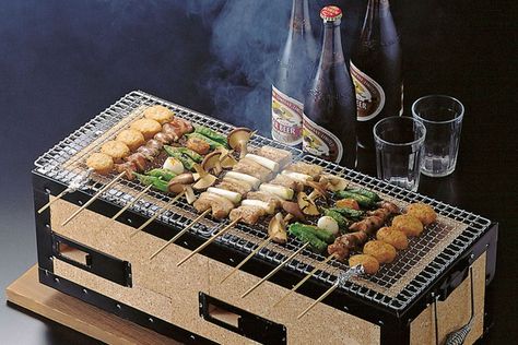 11 Best Hibachi Grills & Barbecues For Any Occasion Japanese Bbq Grill, Japanese Cabin, Yakitori Grill, Table Top Bbq, Korean Bbq At Home, Japanese Barbecue, Japanese Hibachi, Table Top Grill, Hibachi Grill