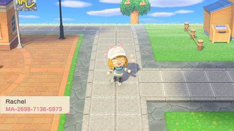 r/ACQR - Sidewalk Path Design! Acnh Sidewalk, Farm Acnh, Acnh Citycore, Animal Crossing Cafe, Urban Island, Animal Crossing Guide, Acnh Codes, Path Design, Qr Codes Animal Crossing