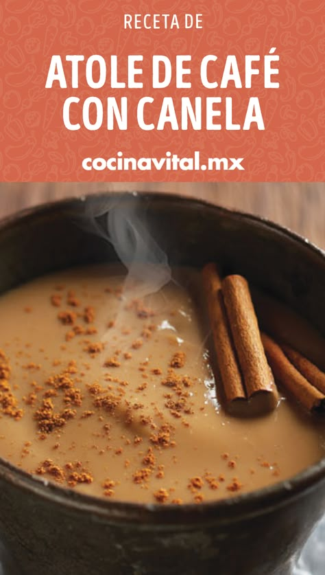 Atole Recipe, Mexican Drink Recipes, Guatemalan Recipes, Traditional Mexican Food, Spiced Drinks, Mexican Drinks, Mexican Food Recipes Easy, Día De Muertos, Healthy Food Motivation