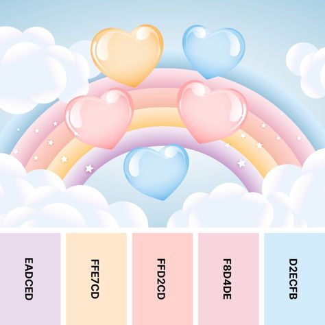 Food Colors Palette, Mint Color Palettes, Light Summer Color Palette, Paint Color Codes, Oc Design, Rainbow Palette, Pastel Color Schemes, Hex Color Palette, Color Palette Challenge