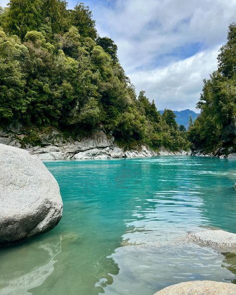 Some of the bluest water I’ve ever seen 😍 an absolute highlight of NZ South Island 🇳🇿💙 📍 Hokitika Gorge, New Zealand Nz South Island, Water Me, South Island, Blue Water, New Zealand, Highlights, Water, Travel, On Instagram