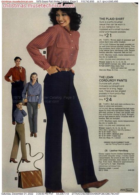 1979 Fashion, 70s Women Fashion, 1970s Women, Old School Fashion, Sears Catalog, 1900s Fashion, Fashion 70s, Gaucho Pants, Seventies Fashion