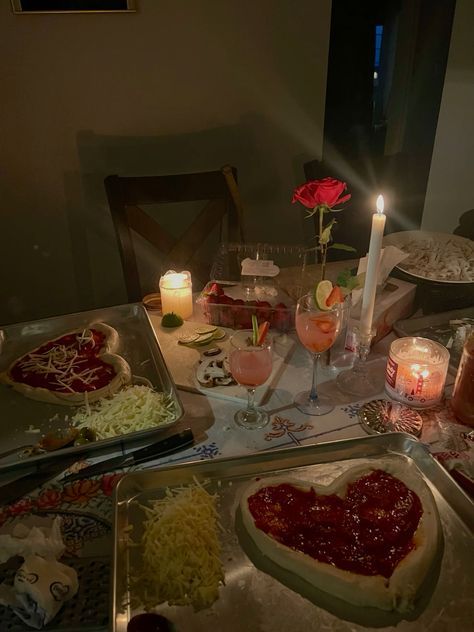 Date Ideas 2023, Beautiful Date Ideas, Valentines Date For Boyfriend, Romantic Valentines At Home, Cute At Home Valentines Date Ideas, Wow Date Ideas, Valentines Day Date Aesthetic, Valentine’s Day Home Date, V Day Aesthetic