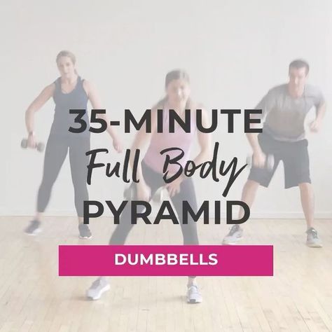 Lindsey Bomgren on Instagram: "Your Friday #WOD is a SPICY one 🌶 --> 35-Minute Full Body Pyramid Workout! ⁣⁣⁣_________________________________⁣⁣⁣⁣⁣⁣⁣⁣⁣ ⁣⁣⁣⁣ This @minnesota_beef workout is a fan favorite (and a NML Team favorite, too!) - but we're also regularly told it's one of the hardest workouts on the blog! Let us know what you think in the comments👇! Here's the Workout Summary: ✔️Length: 30 Minutes ✔️Training Focus: Full Body Strength + HIIT ✔️Format: PYRAMID (hello ENDURANCE + the forma 30 Minute Workout Video, Pyramid Workout, 45 Minute Workout, Weekly Workout Plans, Workout Stuff, Killer Workouts, 30 Minute Workout, Body Strength, Hard Workout