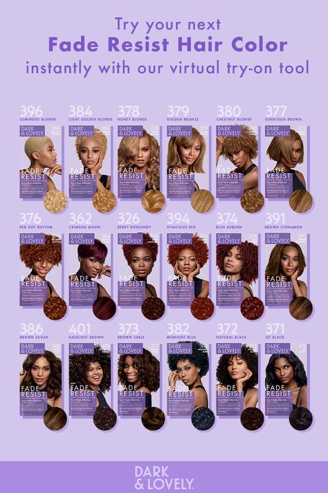 Hair Color For 4c Natural Hair, Dark And Lovely Hair Color Chart, Hair Color 4c Natural Hair, Tan Hair Color Ideas, Dark And Lovely Honey Blonde Dye, Dark Lovely Hair Color, Natural Black Hair Dye Ideas, Hair Dyes For Dark Skin, Hair Wax Color Natural Hair 4c