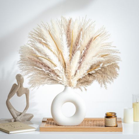 PRICES MAY VARY. ❁BEAUTIFUL HOME DECOR - be ready for our attention-grabbing pampas grass to stand out in any room!Whether it be homes, offices, or weddings, our pampas grass fits effortlessly with boho, farmhouse, and modern style decorations! ❁With proper care -our Pampas Grass Bouquet can last up to three years, making it a sustainable and eco-friendly decorating option.keep it dry and enjoy the beauty of this low-maintenance floral arrangement,our pampas grass is an easy and low-maintenance Wedding Floral Arrangements, Bouquet For Wedding, Dried Flowers Bouquet, Pampas Grass Bouquet, Dried Pampas, Grass Decor, Pampas Grass Decor, Grass Flower, Dry Plants