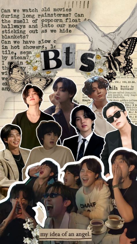 #myfirstshuffle #btsnamjoon #btsjin #btsyoongi #btsjhope #btshoseok #btsjimin #btstaehyung #btsjungkook Bangtan Wallpapers Aesthetic, J Hope Wallpaper, Brs X Army Wallpaper, Bts Collage Wallpaper, Kim Taehyung Wallpaper Collage, Yoongi Collage Wallpaper, Taehyung Collage Wallpaper, Bts Bg, Seni Korea