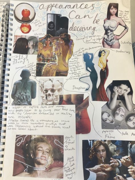 Looks Can Be Deceiving Art, Appearances Can Be Deceiving, Change Gcse Art, Appearances Can Be Deceiving Art, Art Gcse Mood Board, Mood Boards Drawing, Mood Board Art, Gcse Art Mood Board, Sculpture Art Projects