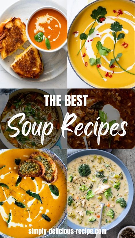 Our Best Soup Recipes - Simply Delicious Creme Soup Recipes, Healthy Bisque Soup Recipes, Ambitious Kitchen Soup Recipes, Creamy Soups For Liquid Diet, Cooking Classy Vegetable Soup, Creme Soup, 40 Clove Garlic Soup, Tuscan Bean Soup, Artichoke Soup