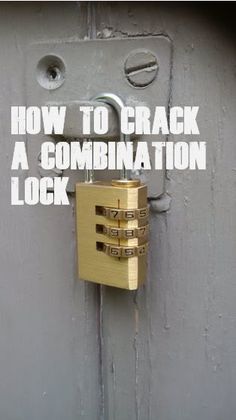 Diy Lock, Lock Picking Tools, Lock Pick Set, Lock Picking, Technology Hacks, Bookkeeping Templates, Survival Life Hacks, Combination Locks, Simple Life Hacks