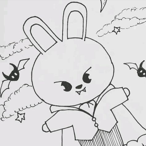 Skz Coloring Pages, Skzoo Coloring Pages, Stray Kids Coloring Page, Kpop Coloring Pages, Coloring Pages Anime Kawaii, Skz Diy, Y2k Coloring Pages, Coloring Pages Nature, Free Coloring Pages For Kids