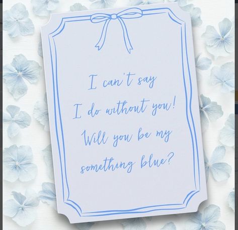 Having a Something Blue Crew? 💙 We love this modern spin on an old tradition ✨shop the link in bio to find the perfect card to pop the question! #somethingblue #weddingplanning #bridesmaidproposal #zazzle #zazzlemade #mydigiart Bridesmaid Ornament Proposal, Bridesmaid Proposal Blue Theme, Will You Be My Something Blue, Something Blue Crew Proposal, Beach Bridesmaid Proposal, Something Blue Crew, Be My Something Blue, My Something Blue, Diy Bridesmaid Gifts