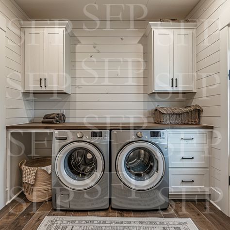 Rustic Farmhouse Laundry Room, Pantry Laundry Room, Farmhouse Laundry, Farmhouse Laundry Room, Small Laundry Rooms, Small Laundry Room, Laundry Mud Room, Laundry Room Makeover, Utility Rooms