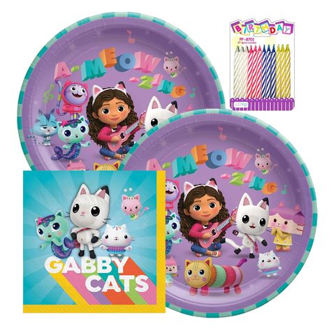 Gabby Dollhouse Party, Gabby Birthday, Aaliyah Birthday, Gabby Dollhouse, House Party Decorations, Birthday Party Cups, Sprinkle Party, Girl Birthday Themes, Birthday Board