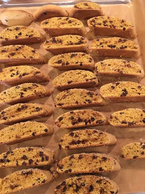 Pumpkin Biscotti Pumpkin Chocolate Chip Biscotti, Biscotti Recipes Best, Chocolate Chip Biscotti Recipe, Best Biscotti Recipe, Chocolate Chip Biscotti, Easy Biscotti, Pumpkin Biscotti, Easy Biscotti Recipe, Almond Biscotti Recipe