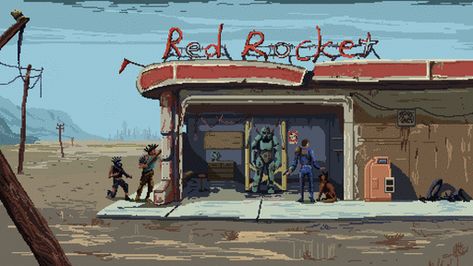 Steam Community: Fallout 4. Fallout Gif, Fallout 4 Aesthetic, Fallout Theme, How To Pixel Art, Fallout Wallpaper, Pixel Wallpaper, Pixel Gif, 4 Aesthetic, Fallout Rpg