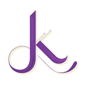 K Letter Design, Jk Logo, K Alphabet, Letter K Design, K Monogram, Dot Painting Tools, Jessica Hische, Christopher Hitchens, Beautiful Letters