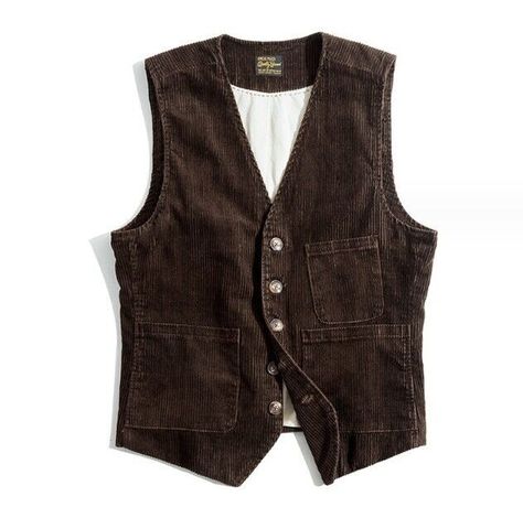 Fall Winter Males Cotton Retro Searching Vest Corduroy Waistcoat Sleeveless British- #British #Corduroy #Cotton #Fall #Hunting #Men #Retro #Sleeveless #Vest #Waistcoat #winter Check more at https://howcandothis.com/manstyle/fall-winter-males-cotton-retro-searching-vest-corduroy-waistcoat-sleeveless-british/ Corduroy Vest, Coats Men, French Workwear, Outdoor Coats, Vintage Corduroy, Vests Mens, Winter Tops, Vintage Casual, Casual Coat